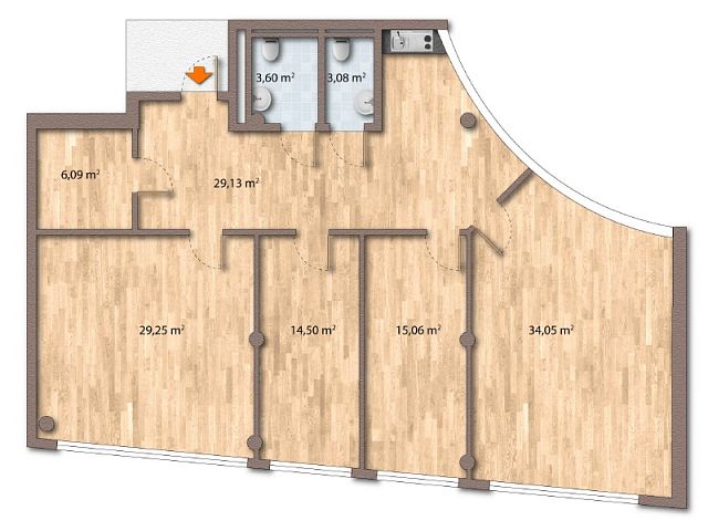 Modernes Büro im Raiffeisenhaus 2 in Kitzbühel zu vermieten