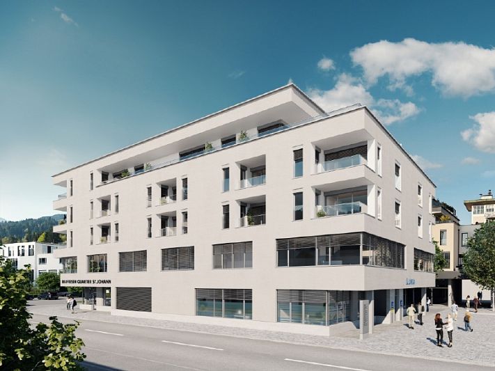 Gewerbeeinheiten im Neubauprojekt Raiffeisen Quartier im Herzen von St. Johann in Tirol