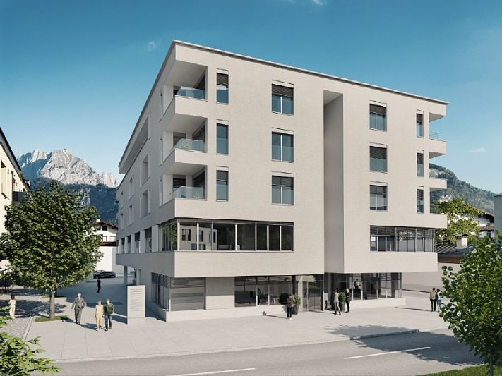 Gewerbeeinheiten im Neubauprojekt Raiffeisen Quartier im Herzen von St. Johann in Tirol