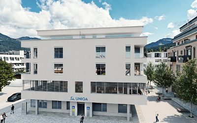 Gewerbeeinheiten im Neubauprojekt Raiffeisen Quartier im Herzen von St. Johann in Tirol