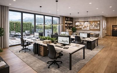 Moderne Büro- und Ausstellungsflächen in Toplage von Kirchberg in Tirol