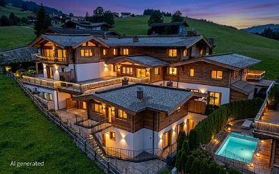 Luxoriöse Alpin-Lodge-Suite "Streif"