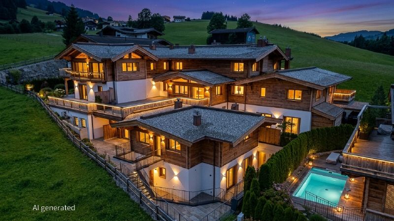 Luxoriöse Alpin-Lodge-Suite "Streif"